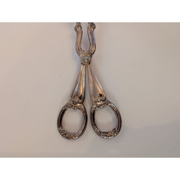 Vintage Gorham Heritage Italian Silver-Plated Ornate Ice Tongs Scissors - Picture 4 of 6
